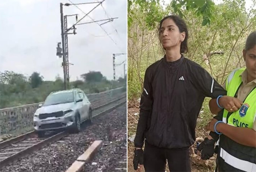 Car-railway track